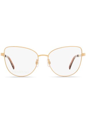 Swarovski Eyewear lunettes de soleil 5451 à monture papillon - Or