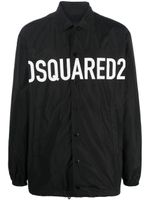 DSQUARED2 surchemise à logo imprimé - Noir - thumbnail