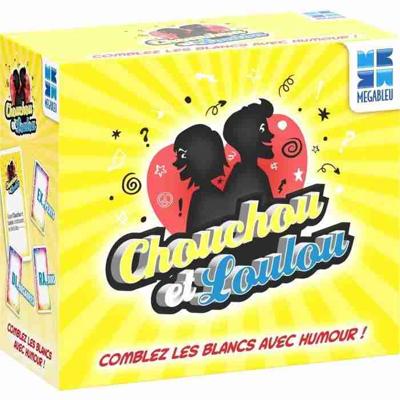 Bordspel - MEGABLEU - Chouchou en Loulou Nomade - 200 zinkaarten om aan te vullen met humor
