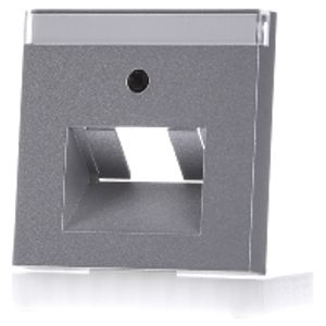GIRA 028426 veiligheidsplaatje voor stopcontacten Aluminium