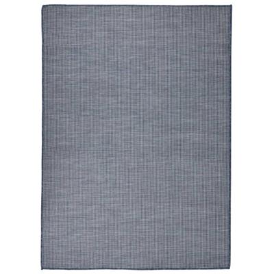 VidaXL Buitenkleed platgeweven 200x280 cm blauw