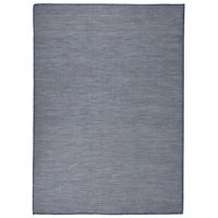 VidaXL Buitenkleed platgeweven 200x280 cm blauw VidaXL Buitenkleed platgeweven 200x280 cm blauw