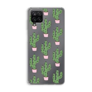 Cactus Lover: Samsung Galaxy A12 Transparant Hoesje