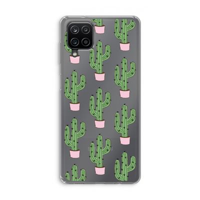 Cactus Lover: Samsung Galaxy A12 Transparant Hoesje