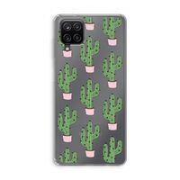 Cactus Lover: Samsung Galaxy A12 Transparant Hoesje