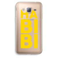 Habibi Blue: Samsung Galaxy J3 (2016) Transparant Hoesje