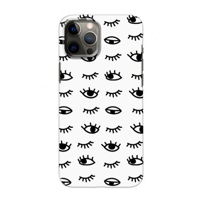 Eye pattern #2: Volledig geprint iPhone 12 Hoesje