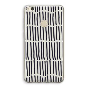 Moroccan stripes: Huawei Ascend P8 Lite (2017) Transparant Hoesje