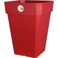 RIVIERA Soleilla Bloempot - Vierkant - 40 x 40 cm - Rood