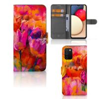 Hoesje Samsung Galaxy A03s Tulips Hoesje Samsung Galaxy A03s Tulips