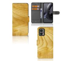 Motorola Edge 30 Neo | Book Style Case | Licht Hout