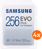 Samsung EVO Plus SDXC 256GB - Quatro Pack - thumbnail