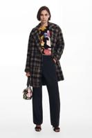 Kort geruite jas - BLACK - L