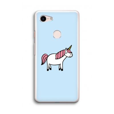 Eenhoorn: Google Pixel 3 Transparant Hoesje