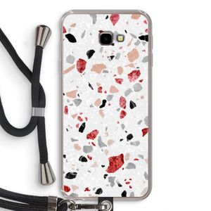 Terrazzo N°12: Samsung Galaxy J4 Plus Transparant Hoesje met koord