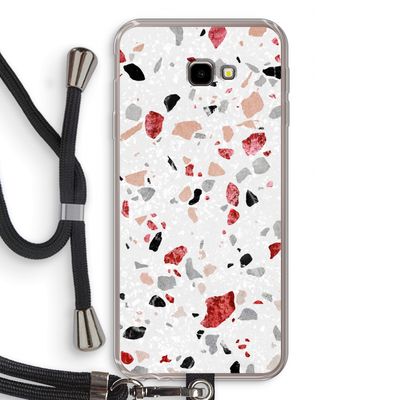Terrazzo N°12: Samsung Galaxy J4 Plus Transparant Hoesje met koord
