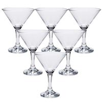 Set van 12x stuks cocktail/martini glazen transparant 190 ml