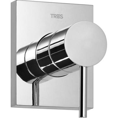 Douchekraan Tres Max | Inbouw | Mengkraan | Excl.Inbouwdeel | 2-weg | Rond | Chroom