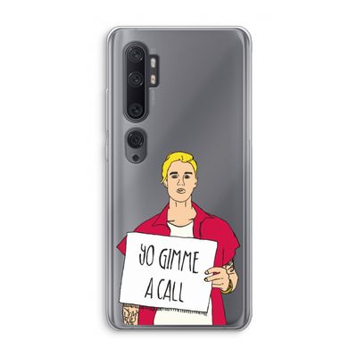Gimme a call: Xiaomi Mi Note 10 Transparant Hoesje