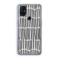 Moroccan stripes: OnePlus Nord N10 5G Transparant Hoesje