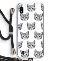 Kitten: Samsung Galaxy A10 Transparant Hoesje met koord Kitten: Samsung Galaxy A10 Transparant Hoesje met koord