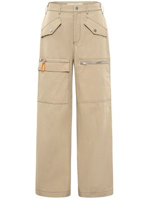Dion Lee pantalon droit à poches cargo - Tons neutres