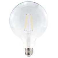 LED Filament lamp E27 - 4,5 Watt 470 Lumen - G125 - 2700K Warmwit licht - Dimbaar - Helder glas