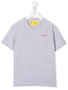 Off-White Kids t-shirt à logo Arrows - Gris