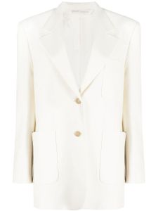 Palm Angels blazer en maille - Blanc