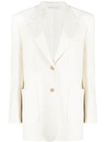 Palm Angels blazer en maille - Blanc - thumbnail