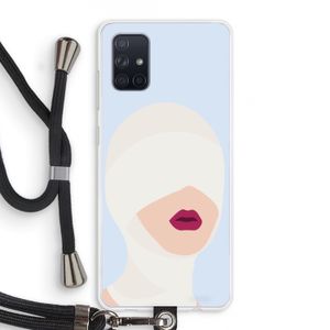 Incognito: Samsung Galaxy A71 Transparant Hoesje met koord