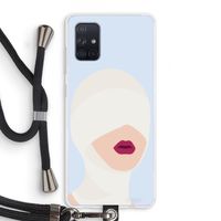 Incognito: Samsung Galaxy A71 Transparant Hoesje met koord