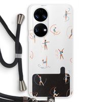 Dancing #3: Huawei P50 Transparant Hoesje met koord Dancing #3: Huawei P50 Transparant Hoesje met koord