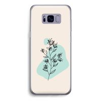 Violets are blue: Samsung Galaxy S8 Transparant Hoesje