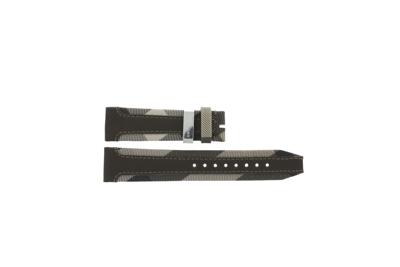 Horlogeband Burberry BU9020 Leder/Kunststof Multicolor 20mm