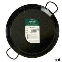 Pan La Dehesa 0234-LD 0234-LD Zwart Geëmailleerd Staal Ø 34 cm 45 x 5,5 x 34 cm (6 Stuks)