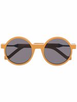 VAVA Eyewear lunettes de soleil à monture ronde - Jaune