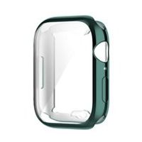 Siliconen case (volledig beschermd) 45mm - Groen - Geschikt voor Apple watch 45mm - thumbnail