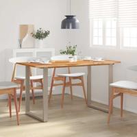 Eettafel 140x70x76 cm massief acaciahout