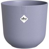 ELHO Set van 3 Jazz Ronde Bloempotten - Ø14xH13,1, Ø16xH15,3, Ø19xH17,6 cm - 7 L - Lila en Wit