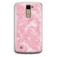 Abstract Painting Pink: LG K10 (2016) Transparant Hoesje