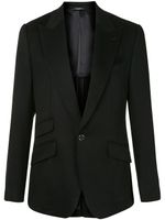 Dolce & Gabbana blazer droit texturé - Noir - thumbnail