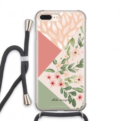Sweet heaven geometrics: iPhone 7 PLUS Transparant Hoesje met koord