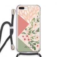 Sweet heaven geometrics: iPhone 7 PLUS Transparant Hoesje met koord