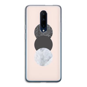 Marmeren cirkels: OnePlus 7 Pro Transparant Hoesje