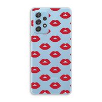 Lips: Samsung Galaxy A73 Transparant Hoesje