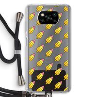 Waterijsjes: Xiaomi Poco X3 NFC Transparant Hoesje met koord Waterijsjes: Xiaomi Poco X3 NFC Transparant Hoesje met koord