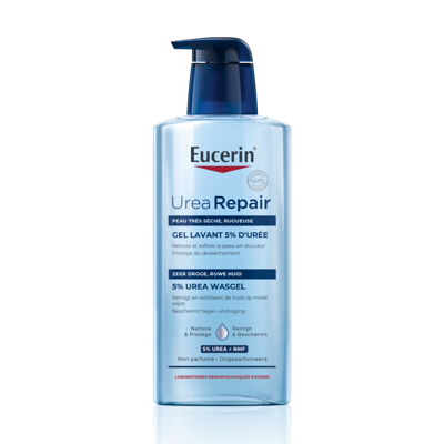 Eucerin UreaRepair Wasgel 5% Urea Zeer Droge en Ruwe Huid 400ml