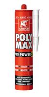 Griffon polymax pro-power montagekit 425gr wit | 12 stuk stuks