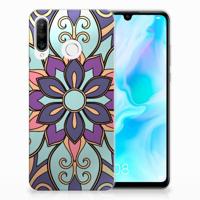 Huawei P30 Lite | TPU Case | Purple Flower
